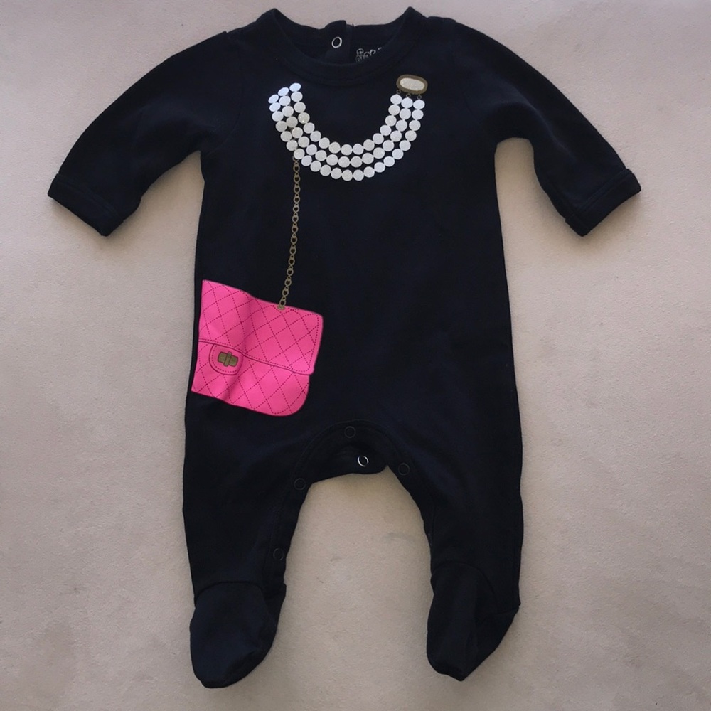 Sara Kety Pearls & Purse Footie